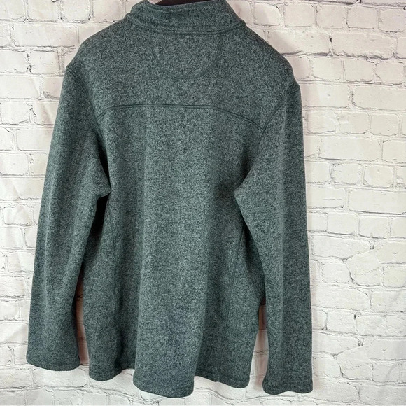 men's woolrich grey 1/4 zip pullover sz  XL - Picture 6 of 8